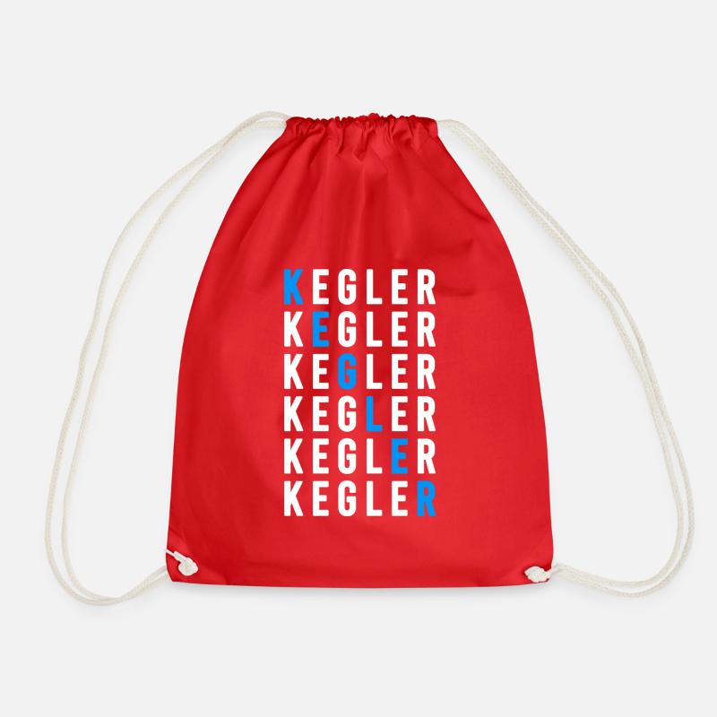 Kegler - Turnbeutel - Rot