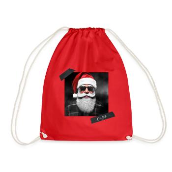 Cool Santa - Turnbeutel - Rot - Vorne
