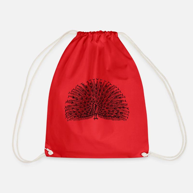 paon - Sac de sport léger - rouge