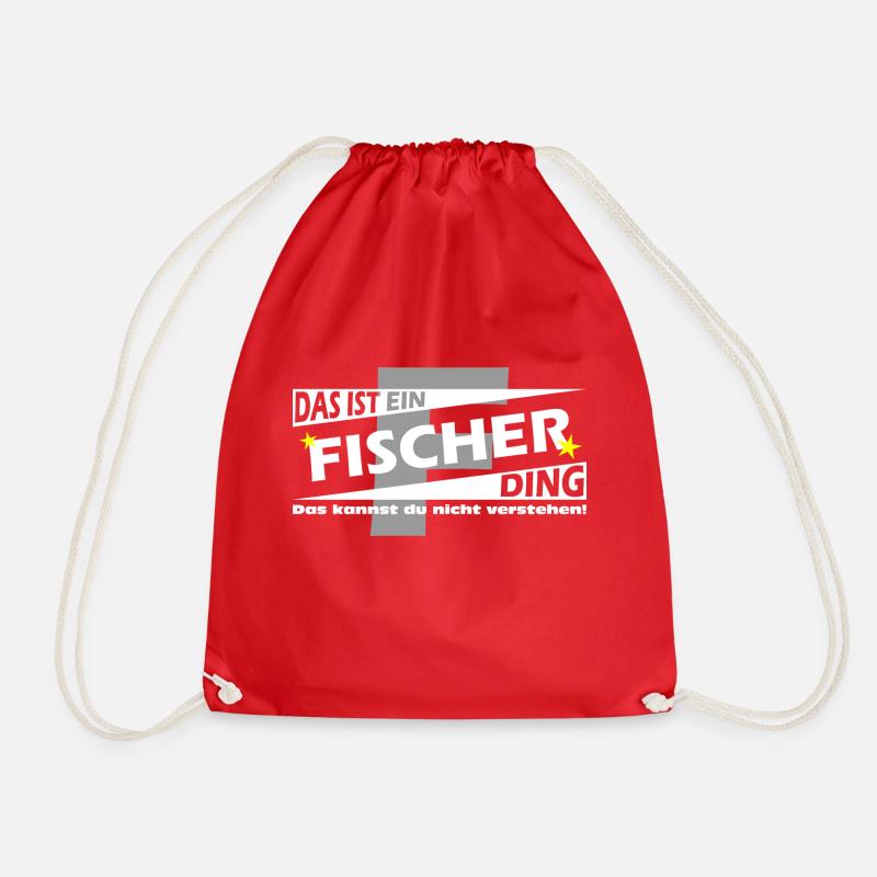 Fischer Ding - Turnbeutel - Rot