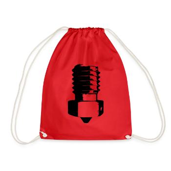 Nozzle Black - Sac de sport léger - rouge - Devant