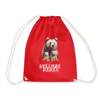 Meilleure maman - Sac de sport léger - rouge - Devant