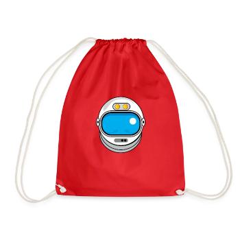 Spacehelmet - Sac de sport léger - rouge - Devant
