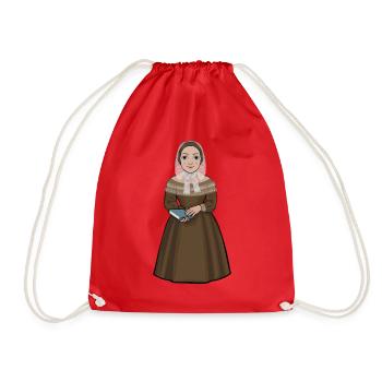 Fredrika Bremer - Sac de sport léger - rouge - Devant