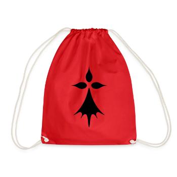 hermine - Sac de sport léger - rouge - Devant