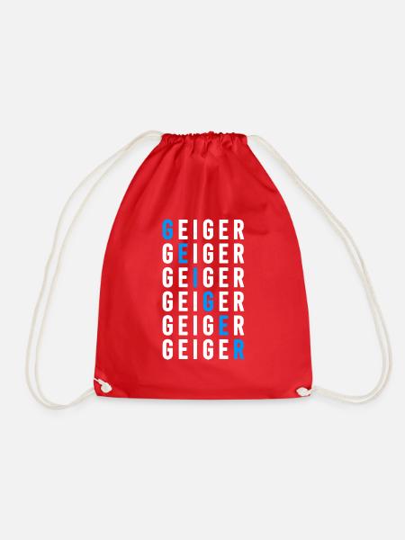 Geiger - Turnbeutel - Rot