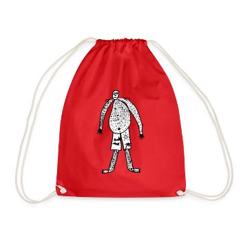 #hairyandscary #scaryharry - Sac de sport léger - rouge - Devant