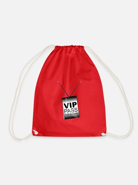 VIP Pass - Turnbeutel - Rot