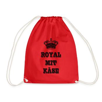 Royal mit Käse - Turnbeutel - Rot - Vorne