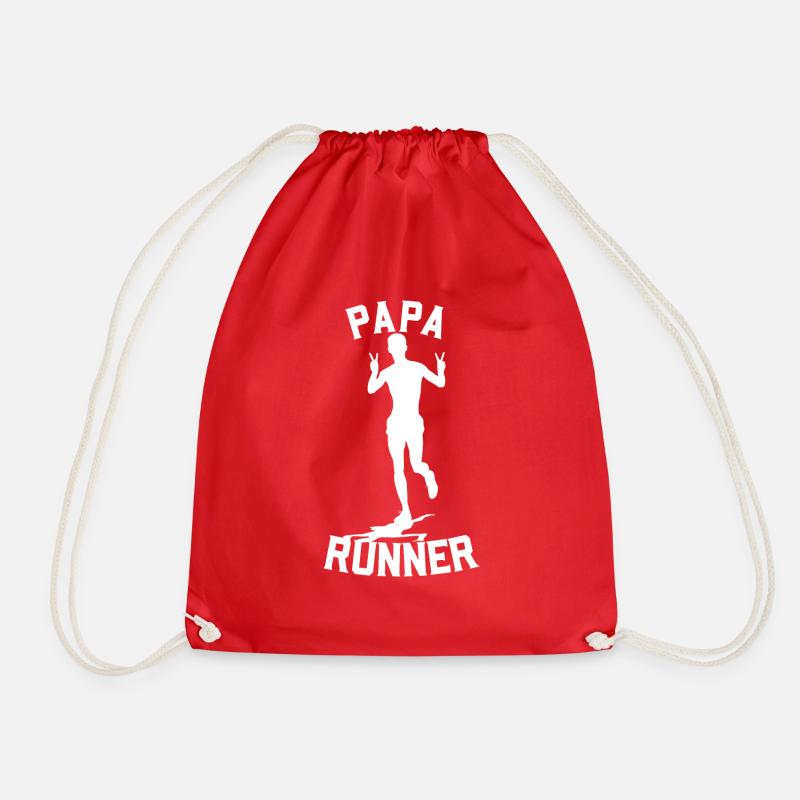 Papa Läufer - Turnbeutel - Rot