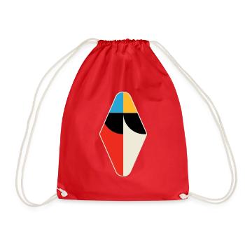 Cinq couleurs : jouer avec la forme et la couleur - Sac de sport léger - rouge - Devant