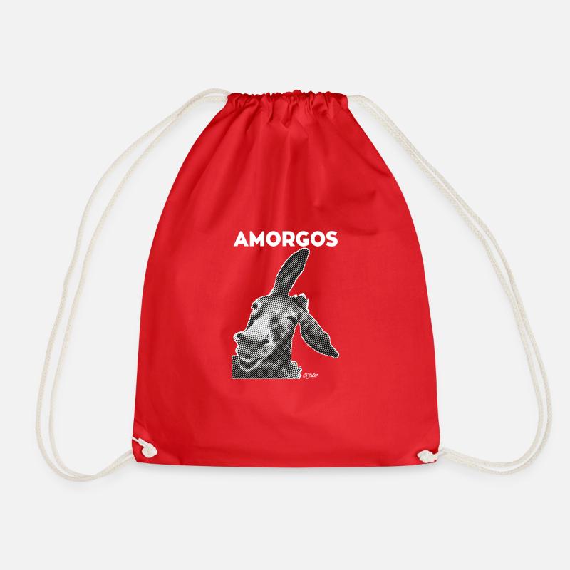 Boleo Amorgos Esel Donkey - Turnbeutel - Rot