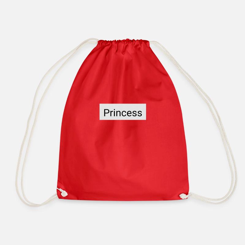Princess - Drawstring Bag - red