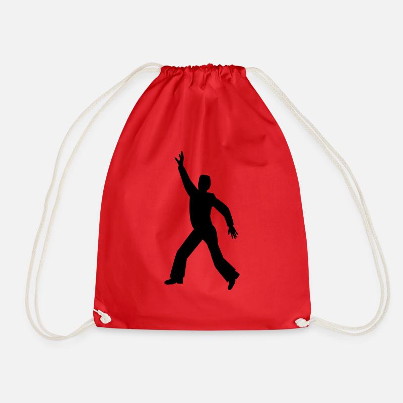 tanzen - Drawstring Bag - red