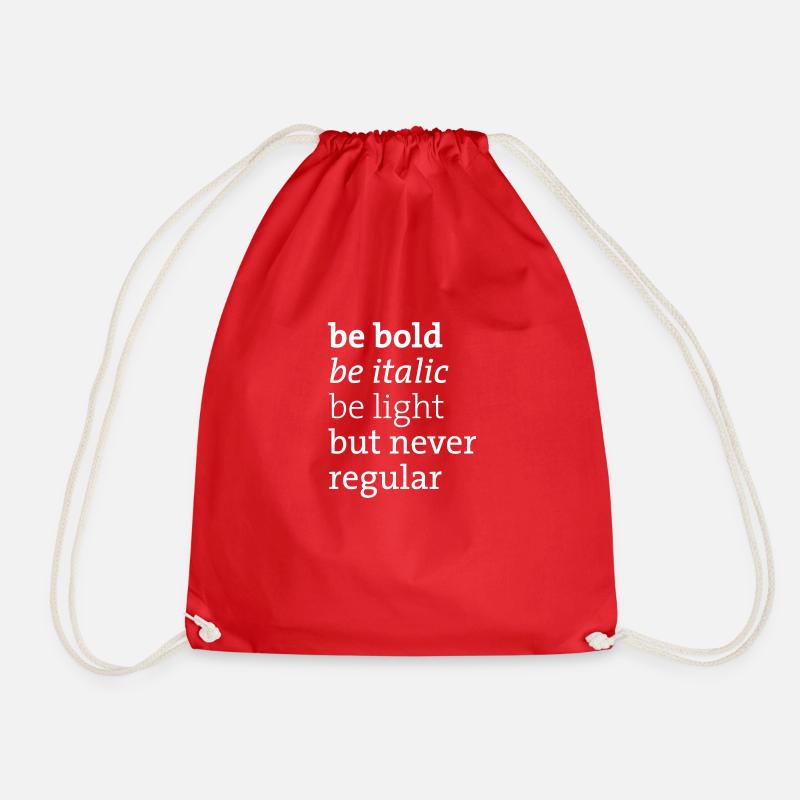 be never regular - Turnbeutel - Rot