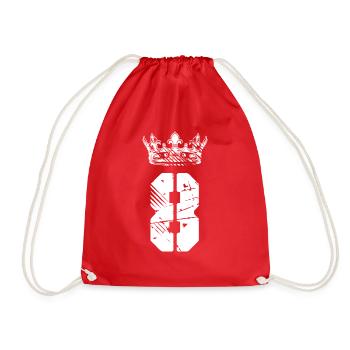 8 Couronne numérique - Sac de sport léger - rouge - Devant