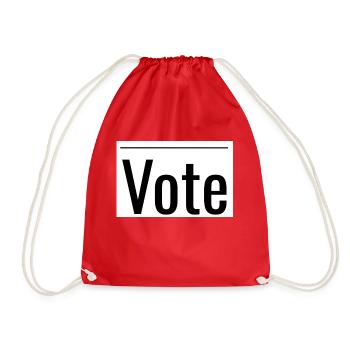 Vote - Turnbeutel - Rot - Vorne