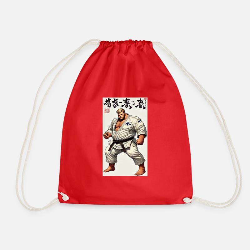 Finnisches Karate MASTER - Turnbeutel - Rot