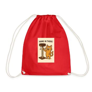 hang in there - Sac de sport léger - rouge - Devant