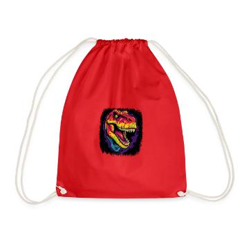 Mouvement De Paix Bday Oiseau Drôle Amusant Vert - Sac de sport léger - rouge - Devant