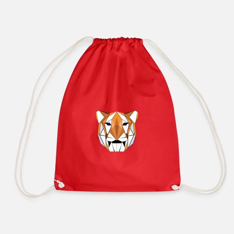 Tiger - Turnbeutel - Rot