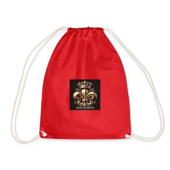 Fleur de lys vive le Roy - Sac de sport léger - rouge - Devant