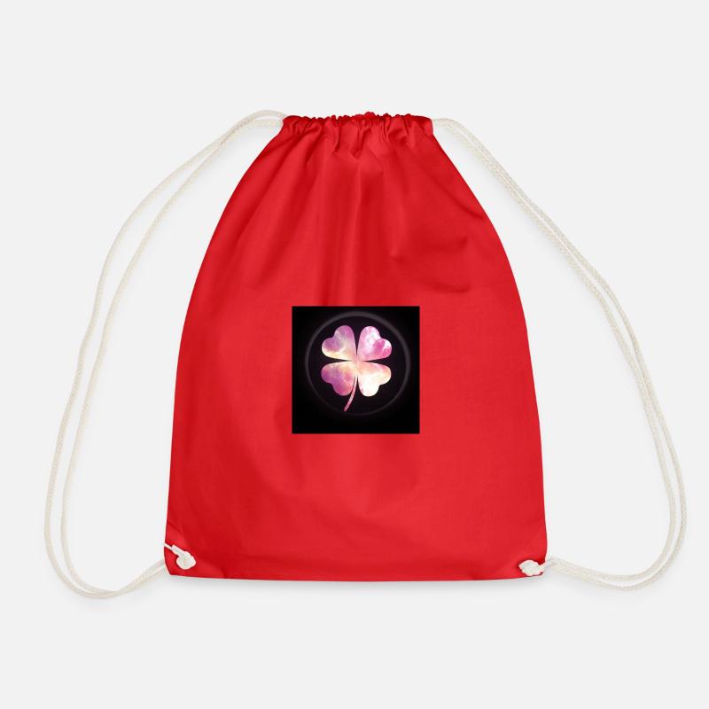 clover magic colorful - Turnbeutel - Rot