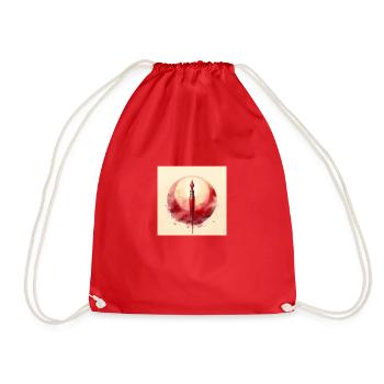 Plume à encre - Sac de sport léger - rouge - Devant