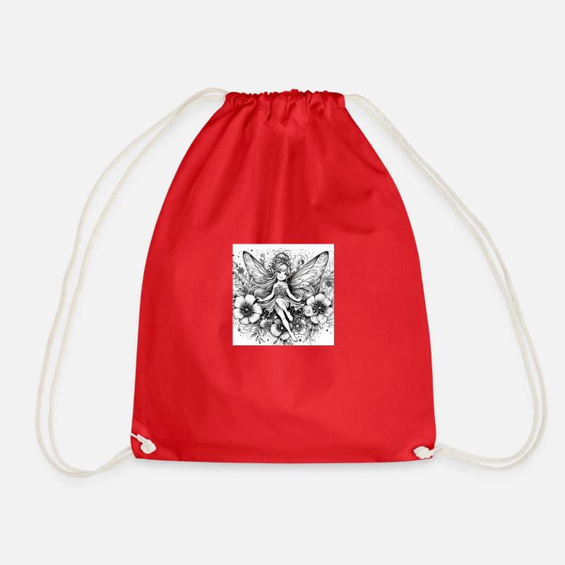 Princesse fee - Sac de sport léger - rouge