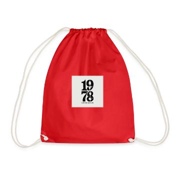 Vintage 1978 limited edition - Drawstring Bag - red - Front