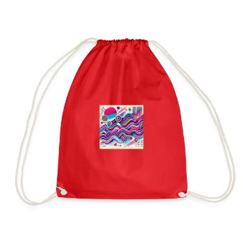 NéonWave - Sac de sport léger - rouge - Devant