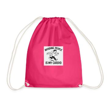 Run - Turnbeutel - Fuchsia - Vorne