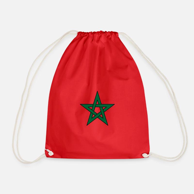 Maroc - Sac de sport léger - rouge