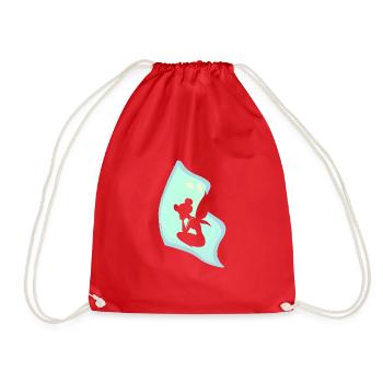 Magie des fées - Sac de sport léger - rouge - Devant