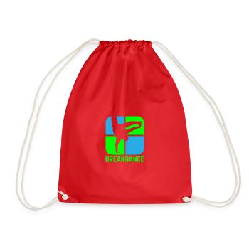 Breakdance B-Boy Streetdance Design Hip Hop Danse - Sac de sport léger - rouge - Devant