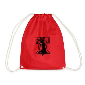 Bell jar - Drawstring Bag - red - Front
