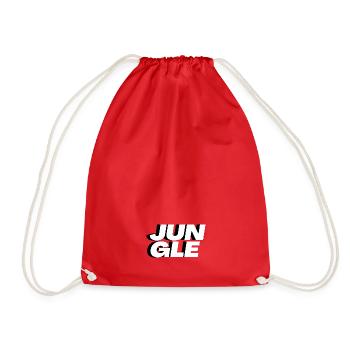 Jungle - Drawstring Bag - red - Front