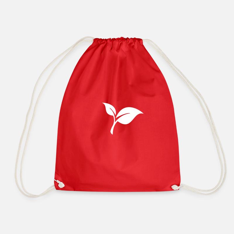 Blatt 1c - Drawstring Bag - red