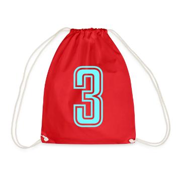 3 - Sac de sport léger - rouge - Devant