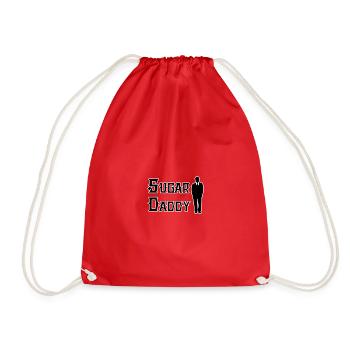 Papa Drôle de chemise disant cadeau Père Mari - Sac de sport léger - rouge - Devant