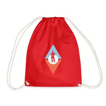 Tool Plumber Plumber - Drawstring Bag - red - Front