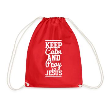 Proverbes chrétiens - Sac de sport léger - rouge - Devant