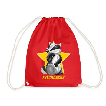 Rascal - Drawstring Bag - red - Front