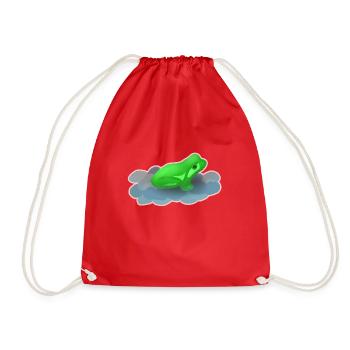 Grenouille - Sac de sport léger - rouge - Devant