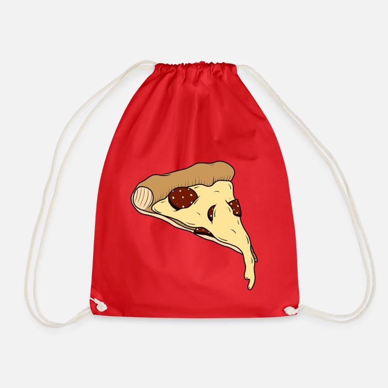 Pizza - Turnbeutel - Rot