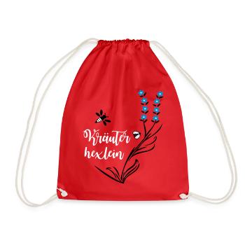 Herbes, Hexlein, Abeille, Environnement - Sac de sport léger - rouge - Devant