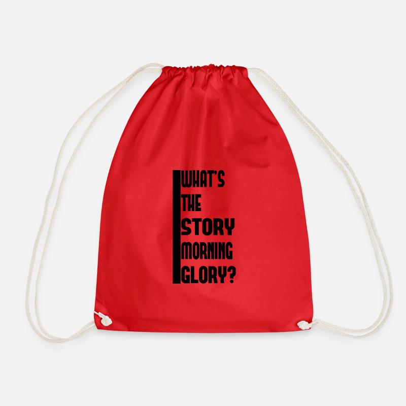 Britpop - Drawstring Bag - red