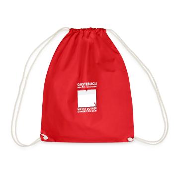 58ème anniversaire Né 1967 Cadeau d’anniversaire - Sac de sport léger - rouge - Devant