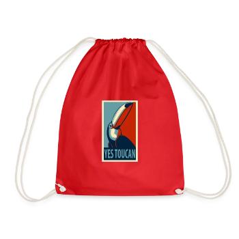 Yes toucan - Sac de sport léger - rouge - Devant