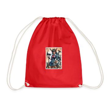 Voici les ennuis - Sac de sport léger - rouge - Devant